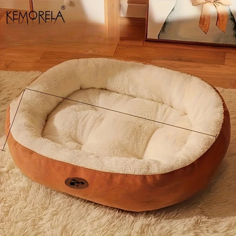 KEMORELA Plush Pet Bed