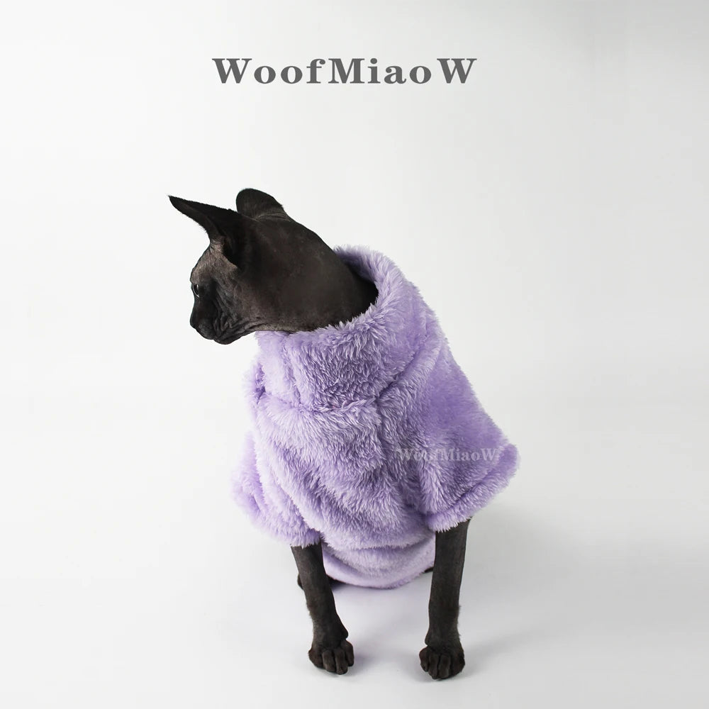 Solid Color Cat Sweater