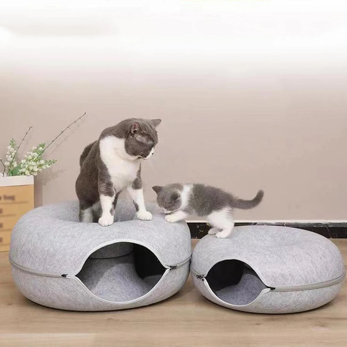 PurrTunnel Donut Bed