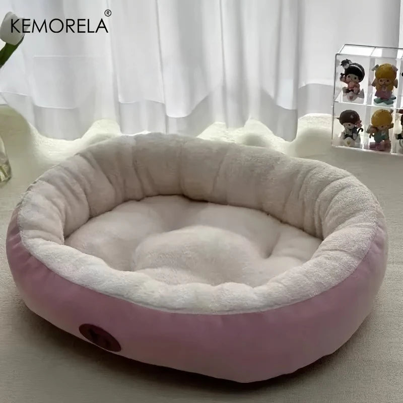 KEMORELA Plush Pet Bed