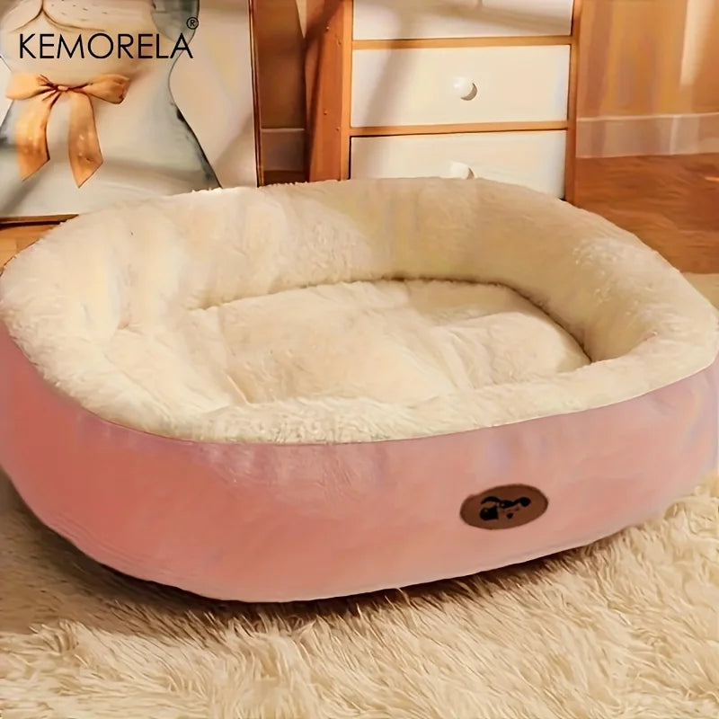 KEMORELA Plush Pet Bed